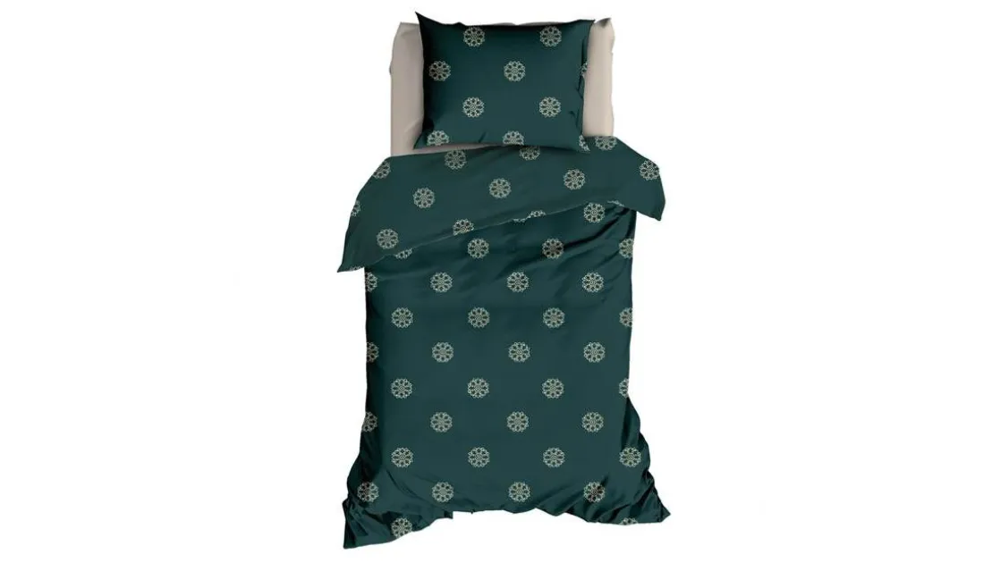Flocons flanel dekbedovertrek