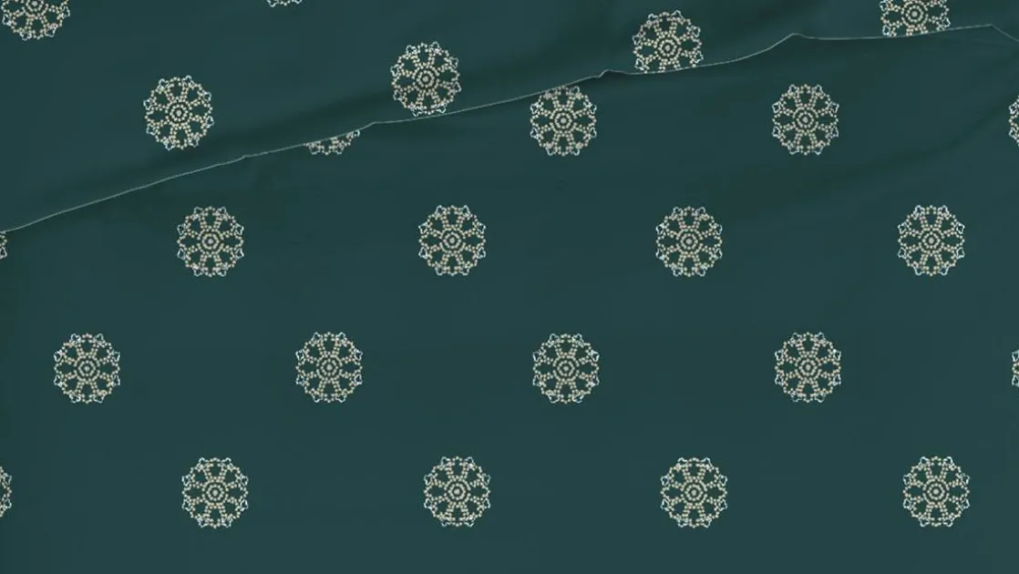 Flocons flanel dekbedovertrek