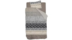 Knitted Wool flanel dekbedovertrek