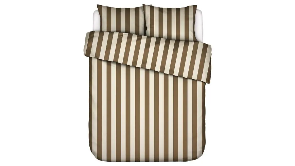 Minte Stripe dekbedovertrek