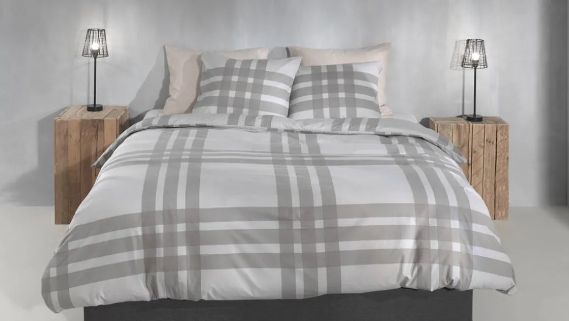 Rombi flanel dekbedovertrek