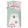 Ted flanel dekbedovertrek