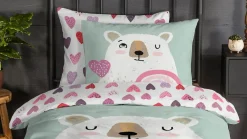 Ted flanel dekbedovertrek
