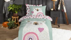 Ted flanel dekbedovertrek